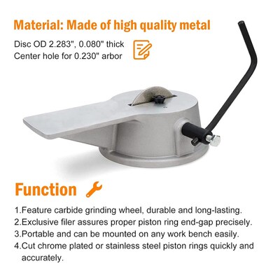 砂轮片通用活塞环研磨机 锉刀 硬质合金切割轮环 91089408 80514