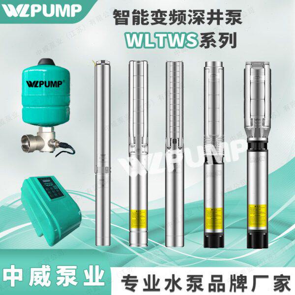 WLTWS4.02/9中威泵业WLPUMP变频恒压深水井潜水电泵不锈钢增压泵