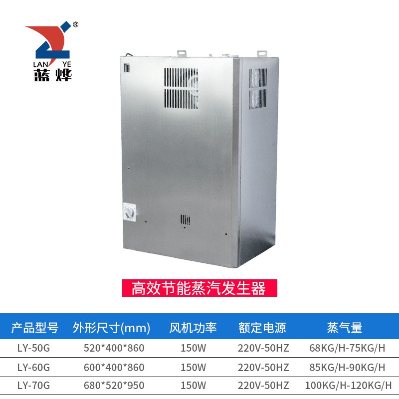 商用厨房设备不锈钢燃气蒸汽发生器挂墙式高效节能锅炉酒店学校