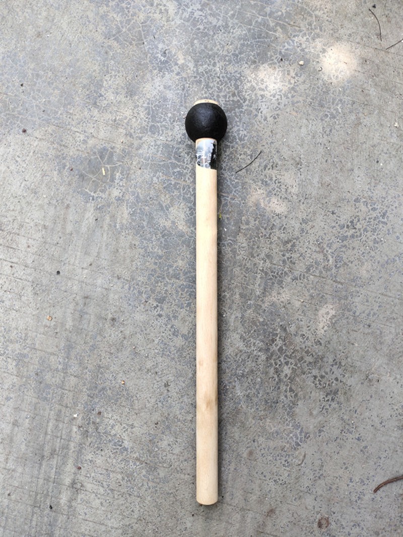 德式壕杖骨朵锤 战壕锤 轴承钢锻造金瓜锤 战锤 户外随时安全锤