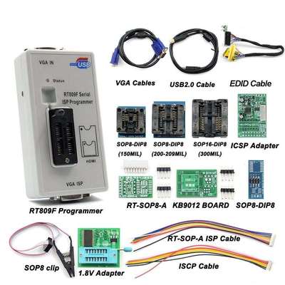 RT809F with12 adapters 编程器 烧录器 烧写器 12件套