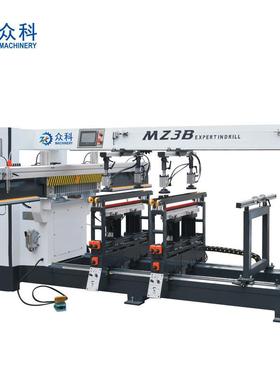 厂家排钻木工钻孔机广东MZ3B品质可靠多排钻机开孔机木门