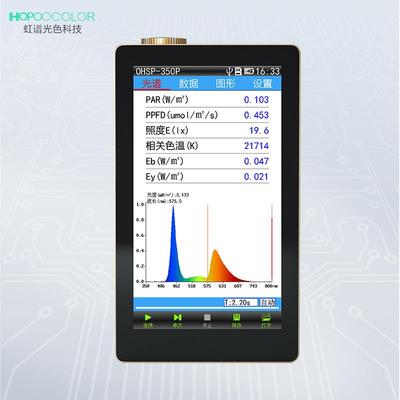 OHSP350P植物生长灯分析仪检测仪植物生长灯照度计色温仪PPFD