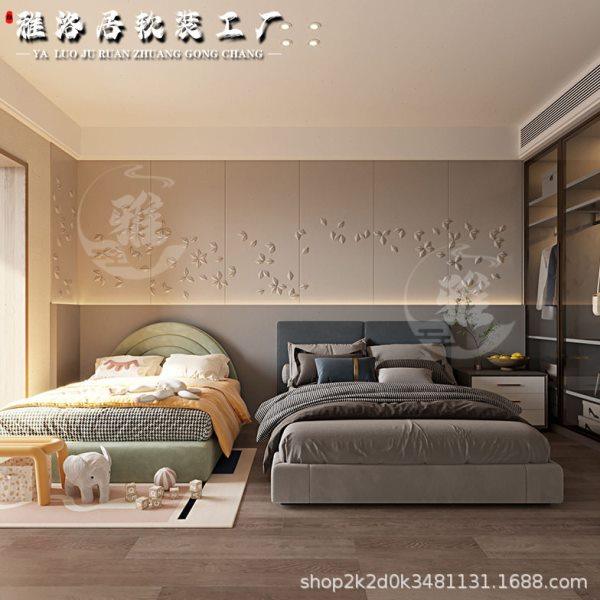 床头浮雕硬包护墙板背景墙简约客厅沙发电视背景墙装饰主卧室皮雕,家装主材,背景墙软包,淘宝优惠券,粉丝福利购,淘宝优惠卷