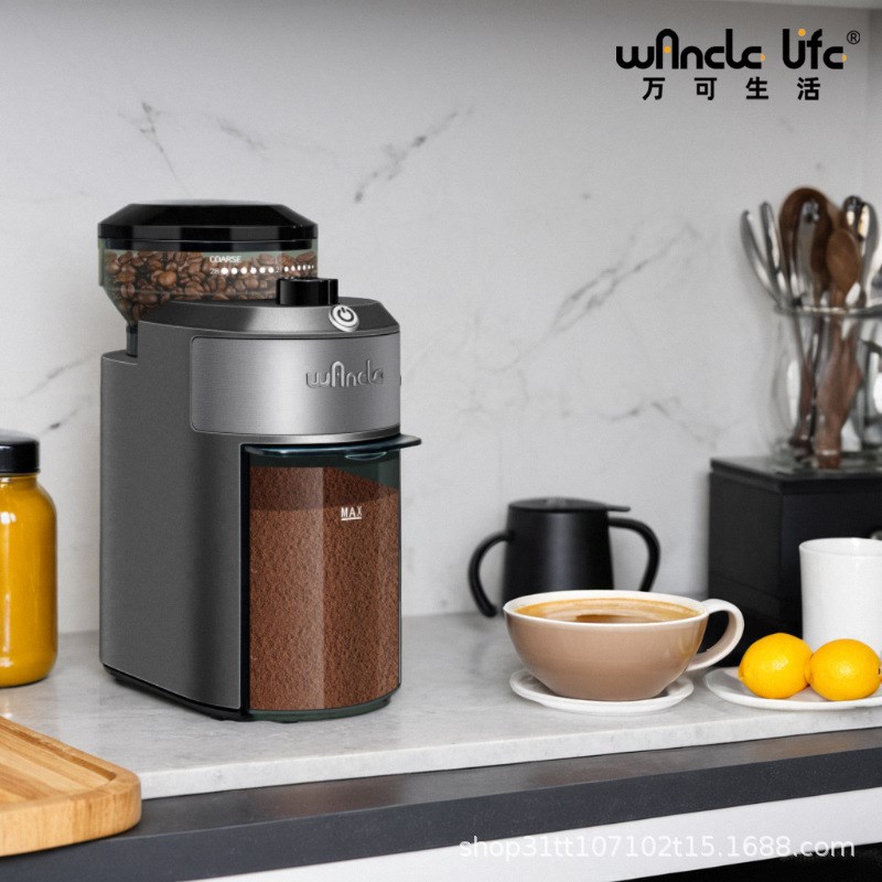 新款咖啡豆研磨机小型便携电动研磨器家用现磨咖啡机意式磨豆机