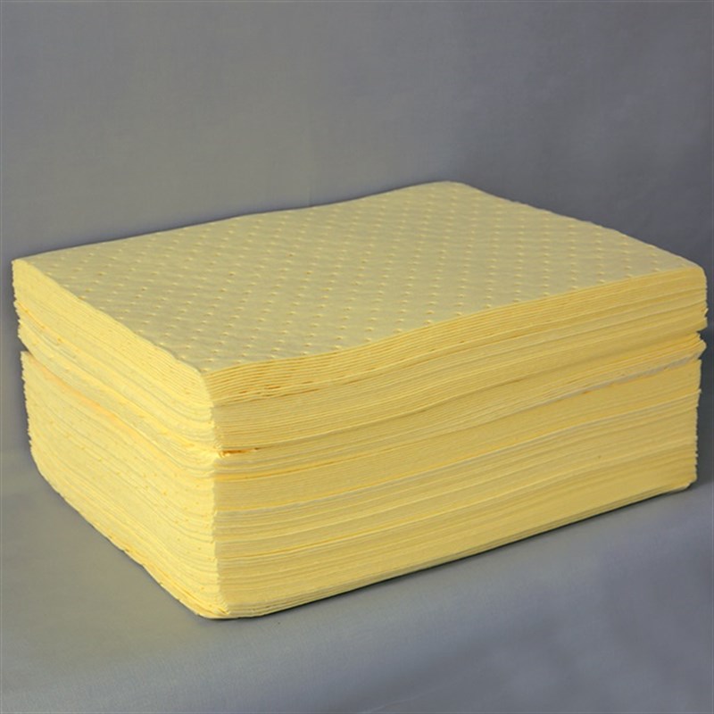 ll2mm复合压点吸油棉 吸油片 工业吸油棉片吸附棉 吸油毡 100