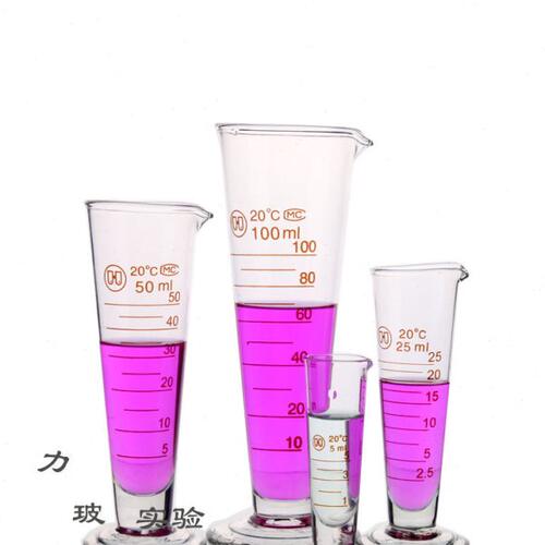 华鸥玻璃量杯250 500 1000 2000ml带刻度称量杯 测量精确锥形量筒