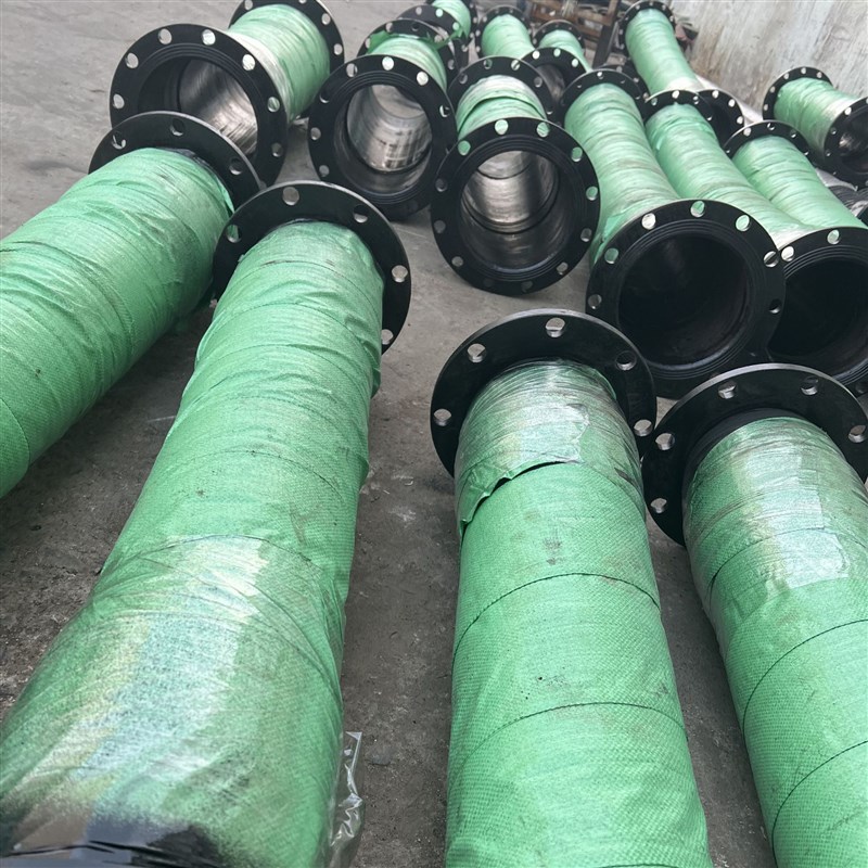 吸排水泥沙泥浆输送抽沙船挖泥船用大口径耐磨胶管液压油管
