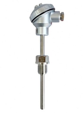 wzpk一220 pt100温度传感器wzpk-221 插深400mm -50~150℃ M27×2