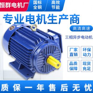 国标30KW千瓦交流三相异步电动机 YE2-200L-4p级马达380V电机马达