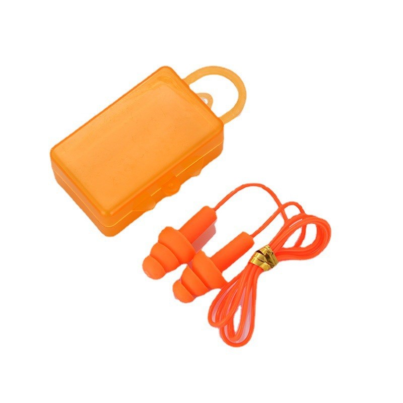 源厂可批隔音超软工厂耳朵保护耳塞橡胶户外防水上班民工硅胶耳塞