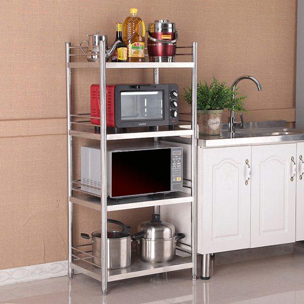 厨房置物架不锈钢家用四层落地多层收纳锅架碗盘储物架子30Cm,厨房/烹饪用具,厨房抽屉置物架,淘宝优惠券,粉丝福利购,淘宝优惠卷