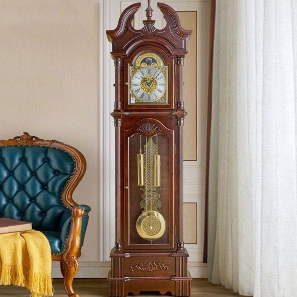 落地钟客厅实木中式复古座钟立式奢华古典报时大气机械欧式立钟,家居饰品,立钟/落地钟,淘宝优惠券,粉丝福利购,淘宝优惠卷