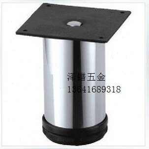 304不锈钢吧台脚可调脚家具脚沙发脚茶几脚橱柜脚50X745mm