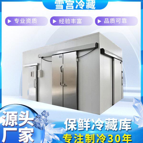鲜鸡蛋双门冷藏柜 牛羊肉速冻冷藏设备 双温保鲜冷藏库