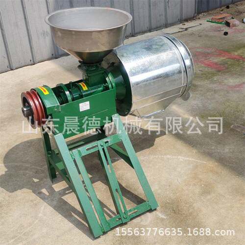 278锥形磨面粉机80v小麦玉米脱皮打面机去除麸皮磨面机