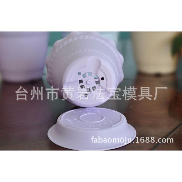 高档精美塑料花盆模具
