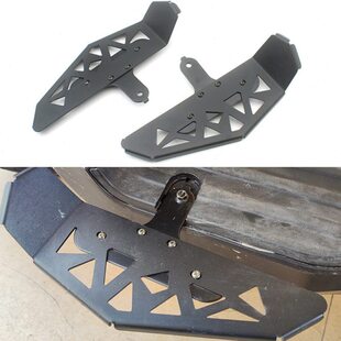 深远电动车改装前脚踏板 A7 A8L T90加宽金属脚板 骑士号 一对装