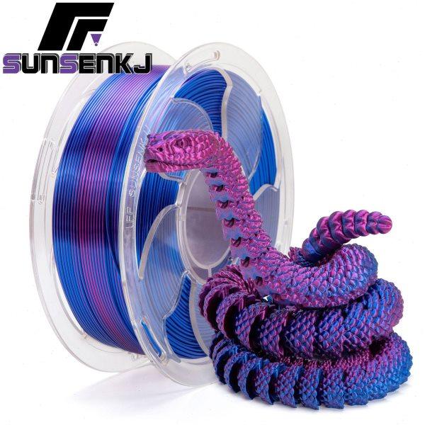 新森 3D打印机耗材 丝绸镭射蓝紫红双色PLA 农场中国龙打印线材,办公设备/耗材/相关服务,3D打印机耗材,淘宝优惠券,粉丝福利购,淘宝优惠卷