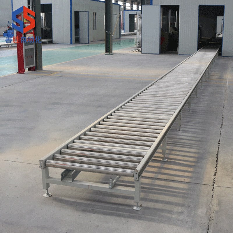 厂家定制无动力滚筒流水线 动力辊道输送机 滚筒输送机辊道输送线