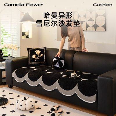 不规则异形沙发垫四季通用新款2024盖布高级感防滑一片式直排坐垫,居家布艺,沙发垫,淘宝优惠券,粉丝福利购,淘宝优惠卷