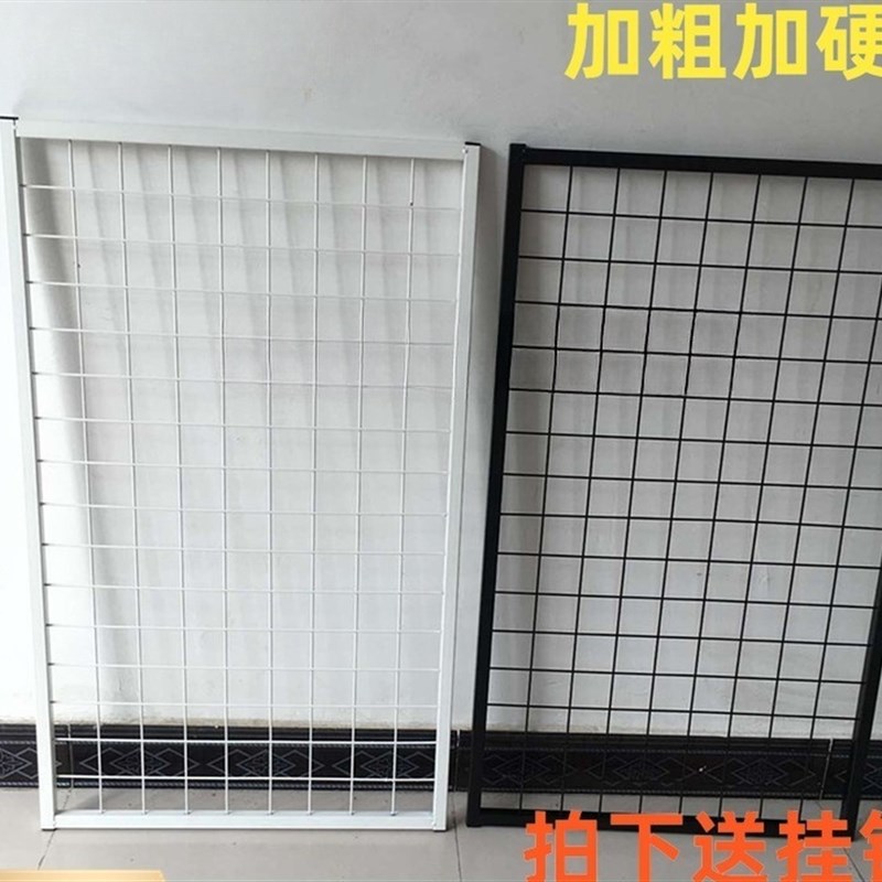 带框网片网格挂货网架饰品架上墙展示架照片墙幼儿园展架吊顶
