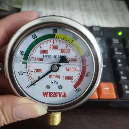 川源罗茨鼓风机压力表WENYA