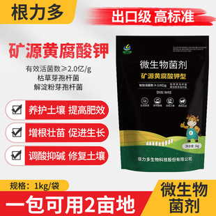 根力多矿源黄腐酸钾微生物菌剂生根调节土壤酸碱蔬果树花卉粉剂
