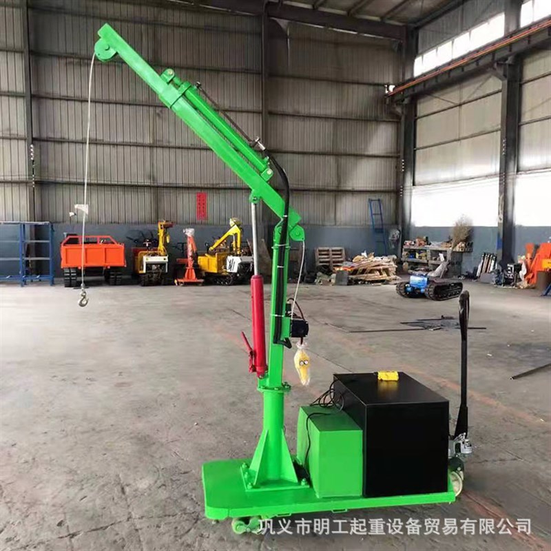 液压电动小吊机  微型手推式移动小吊机 起吊500KG小型起重提升机