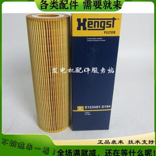 原厂Hengst机油滤芯E123H01D194替斯堪尼亚卡车机油滤清器2037556