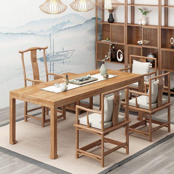 新中式客厅实木茶桌 小户型成套接待泡茶桌椅 公室商务洽谈茶台,商业/办公家具,茶台/茶桌,淘宝优惠券,粉丝福利购,淘宝优惠卷