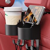 汽车用座椅背挂钩车内多功能挂钩头枕座位靠背车载水杯架车载支架