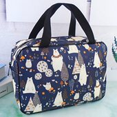 旅行洗漱包卡通洗澡化妆袋女便携男大容量收纳浴兜洗澡包手提浴包