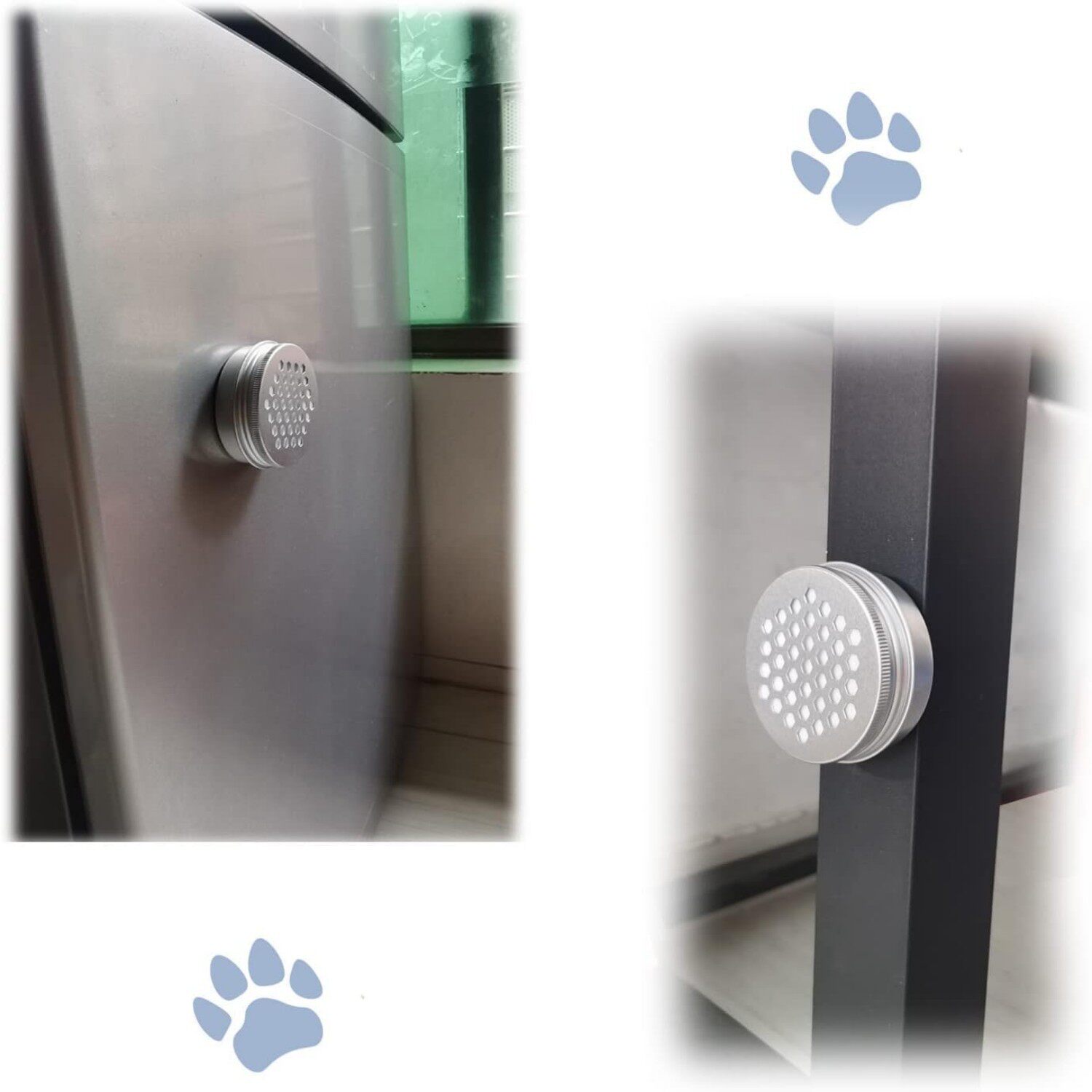 狗香味训练罐 嗅觉工作磁性点 犬用气味训练容器 金属盒带盖铝罐