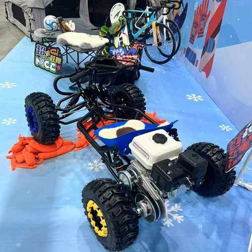 四冲越野卡丁车燃油版全地形迷你成人漂移山地车四轮沙滩拉力赛车