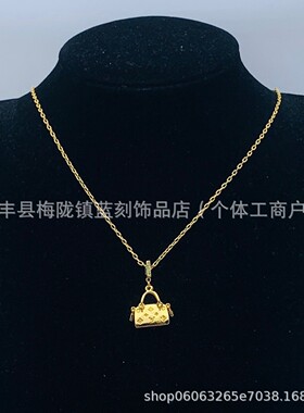 驴家项链女高品质四叶五花V字母老花尖花满钻锁骨链对版工厂