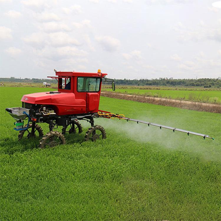 农用20马力柴油动力水田旱地打药机3WP-700型喷杆喷雾机