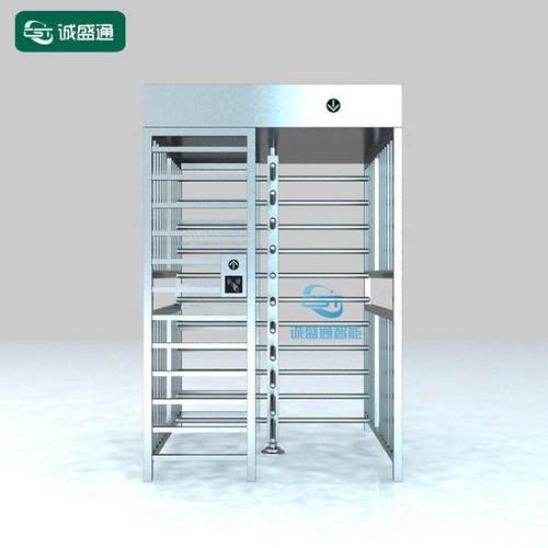 全高闸十字转闸工地火车站小区全高转闸门单双人行通道旋转闸机