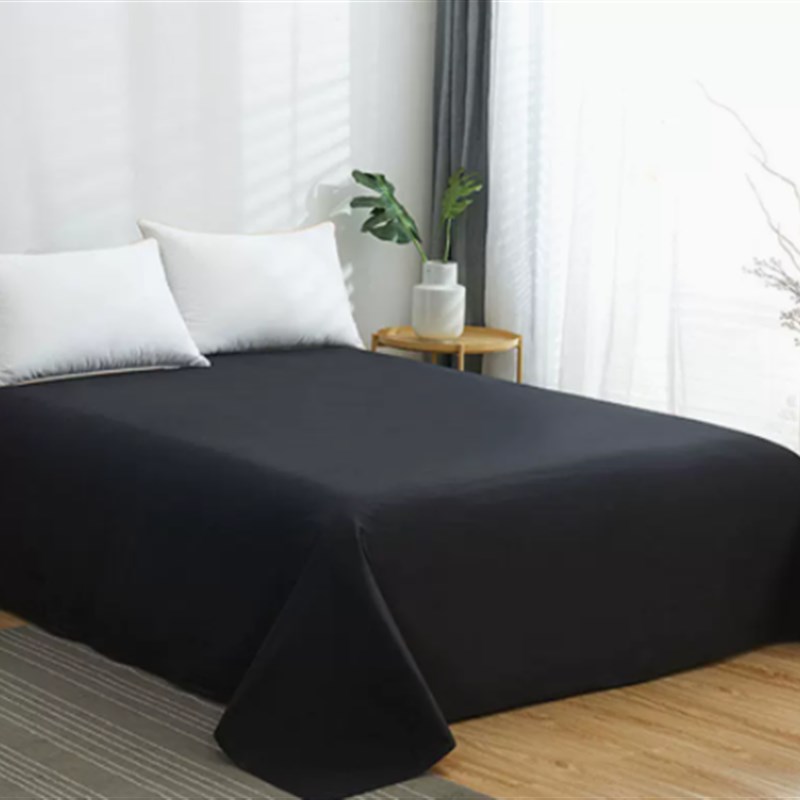 纯色床单单件单人床单学生宿舍素色被单双M人粉色两米床纯白深灰