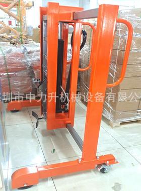 DT80油桶侧移搬运车圆桶堆高车左右移动卸货车脚踏升高车