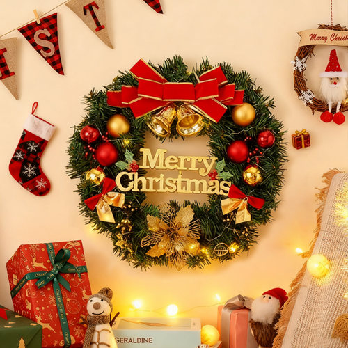 圣诞节花环挂件装饰品礼品道具