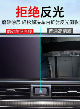 砂阁中控屏2膜防反光磨雅软膜幕022款十代半导航显示屏英斯派贴膜