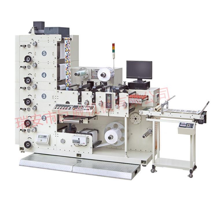 五色三模切柔版机加静止画面柔版商标印刷机不干胶柔版印刷机