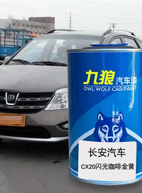 九狼3车漆长成品安汽车漆梦兰灰珠X20珍C白闪光咖啡金黄汽0及品红