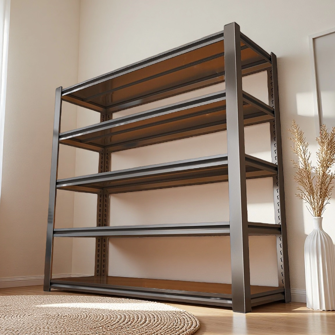 可调节家用多功能置物架钢制加厚