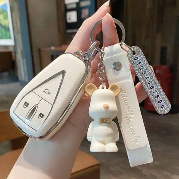 适用长安逸动cs35/55/75plus钥匙套糯玉米univ壳欧尚x5x7汽车包扣