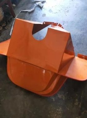 时风三轮车黄色前脸壳时风农用车矿用微型前脸半棚鬼脸