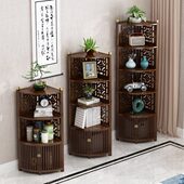 角柜厨房墙角柜子储物柜展示柜落地卧室三角柜实木客厅转角置物架