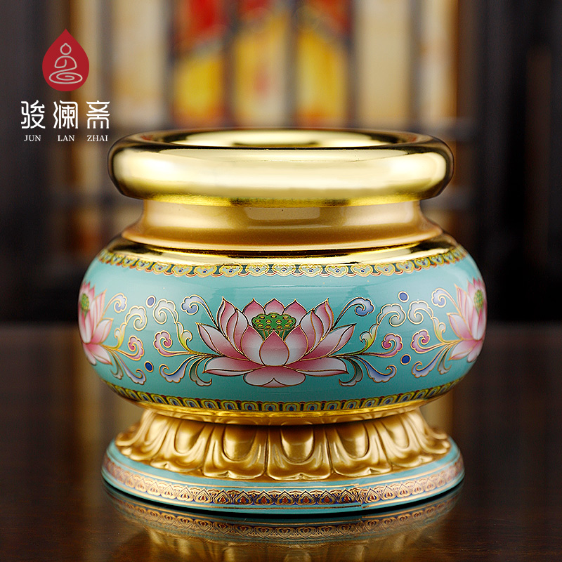 纯铜香炉家用室内供奉烧香炉x合金大号供佛香薰炉佛具用品大全摆