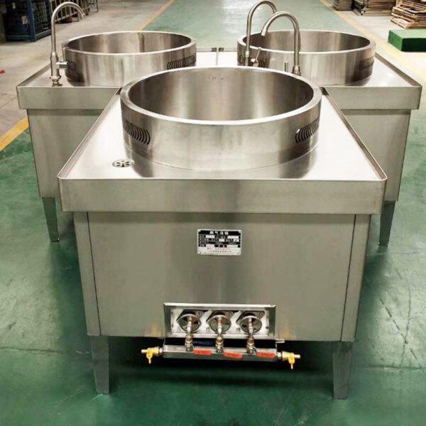 鲁厨不锈钢商用燃气电子打火熄保卤煮锅电磁锅煮面锅高汤桶熬汤锅